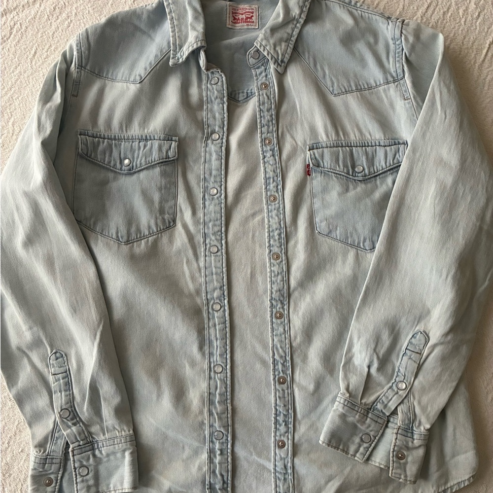 Levi's Sky Blue Denim Shirt